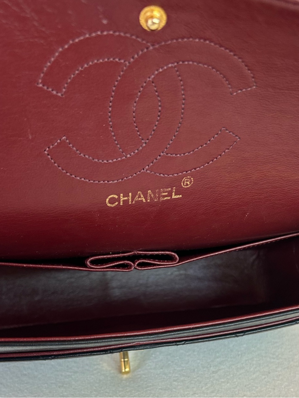 CHANEL Vintage Quilted Lambskin Classic Double Flap Bag Series 0 - Picture 10 of 16